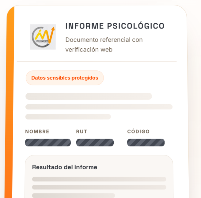Verificar informe