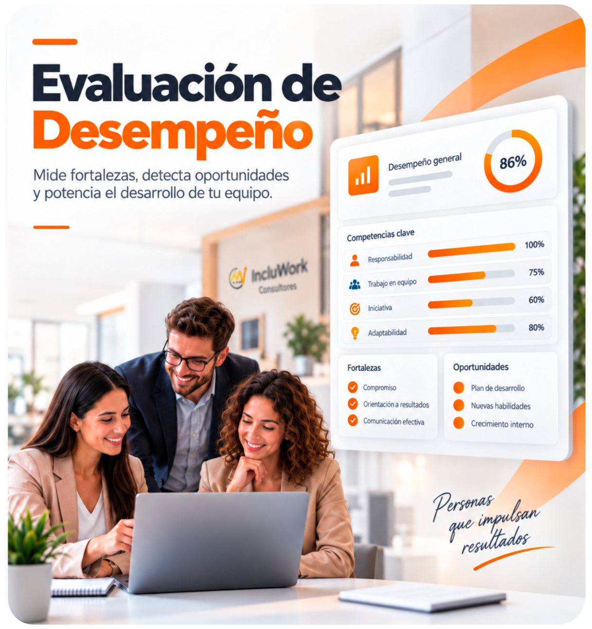 Evaluación de Desempeño: fortalezas, oportunidades y desarrollo del equipo